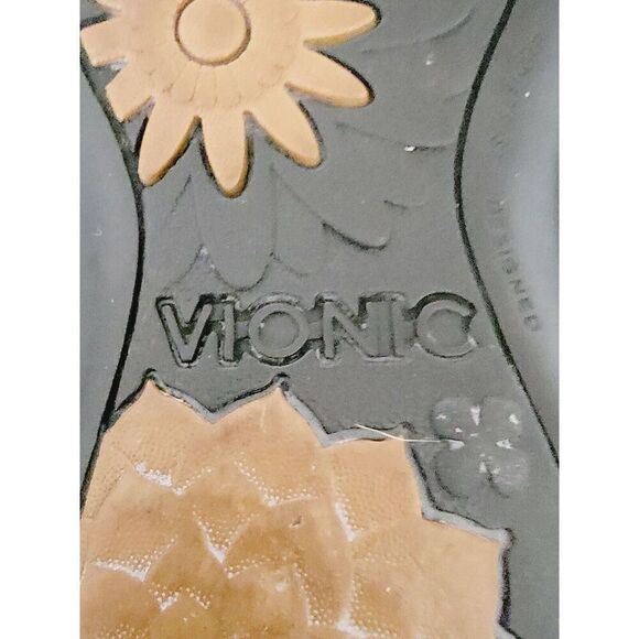 Vionic Size 7 Orthaheel Sandals Bejeweled Thong Arch‎ Support - Picture 5 of 6